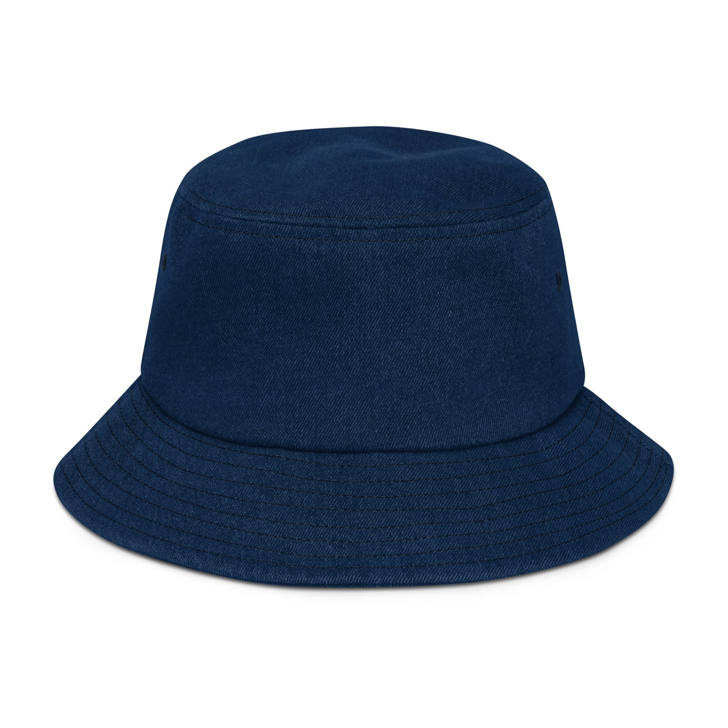 Denim bucket hat - two toned with emblem  image 2